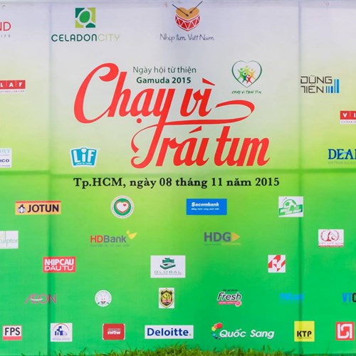 Nhà tài trợ cùng chương trình Chạy vì Trái tim 2015